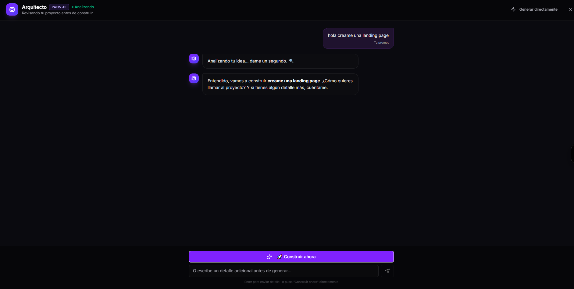 Maris AI — Crear Apps con IA en Español - Imagen 3