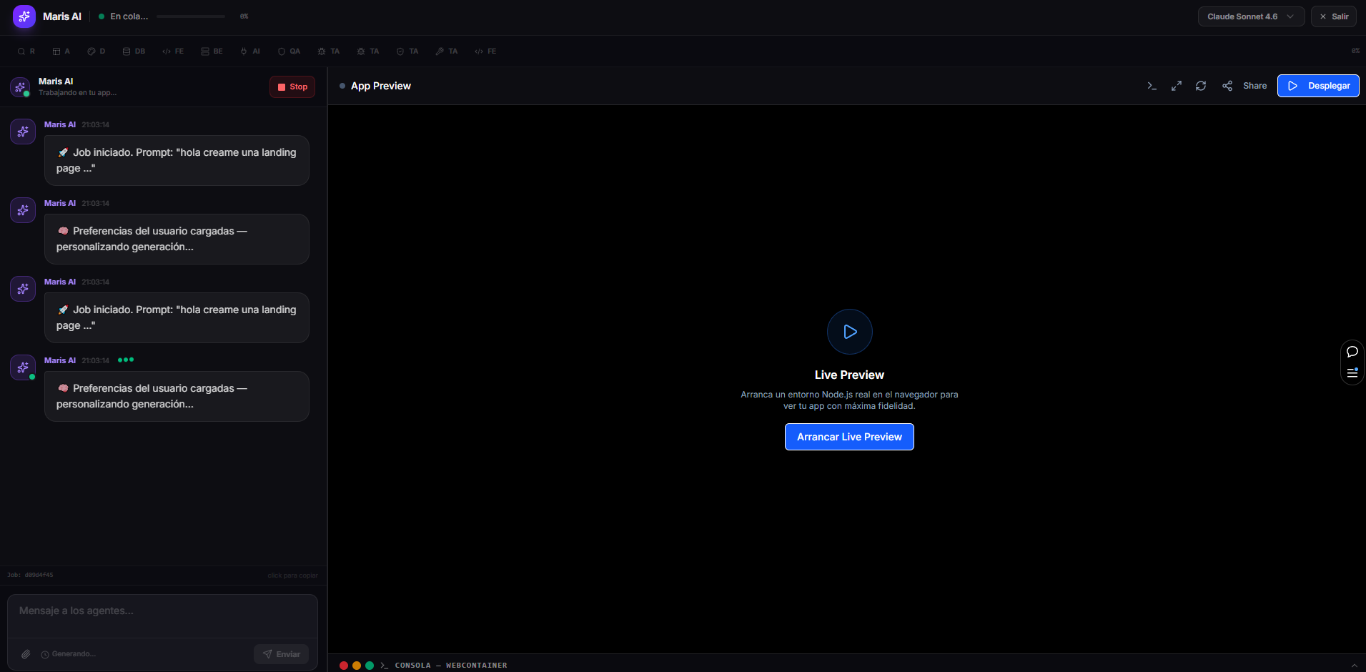 Maris AI — Crear Apps con IA en Espa ñol - Imagen 4